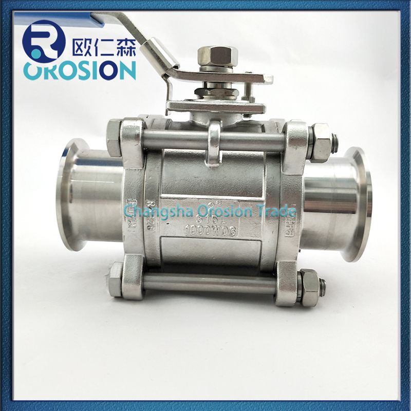 Tc 3 Piece Ball Valve Stainless Steel