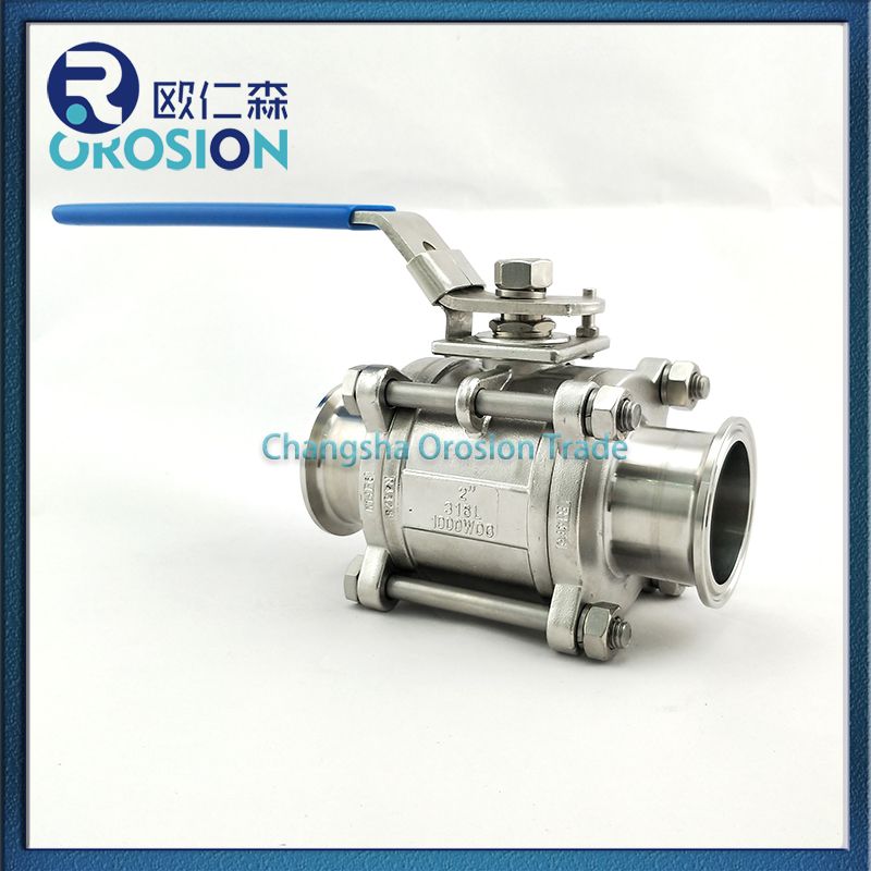 Tc 3 Piece Ball Valve Stainless Steel