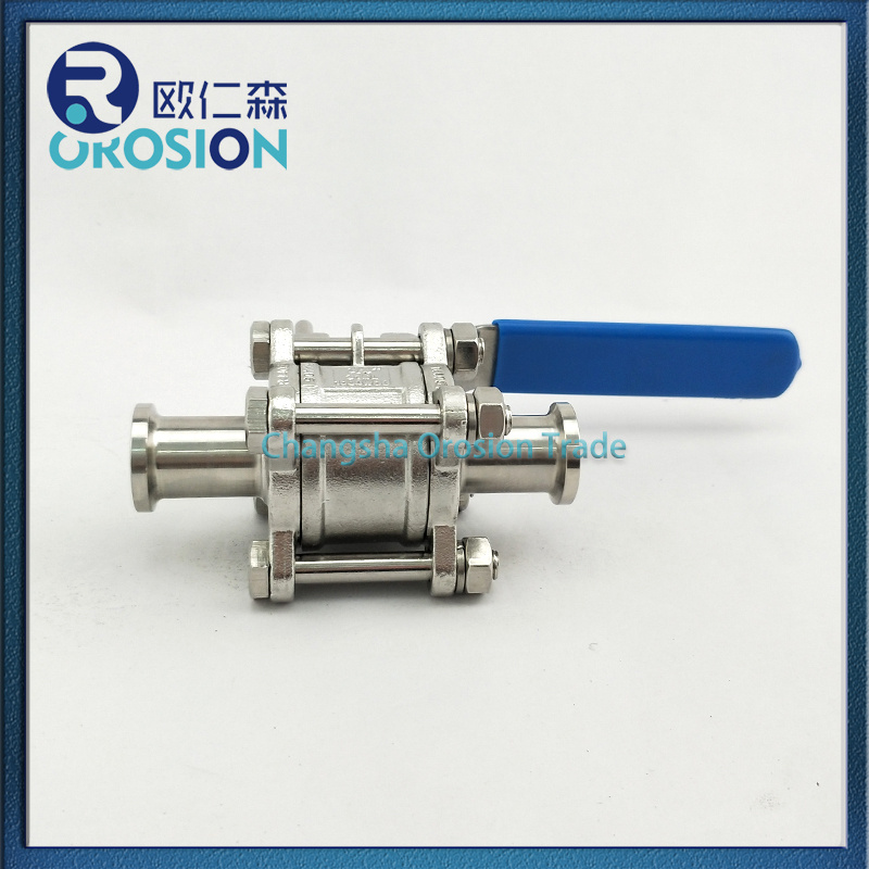 Tc 3 Piece Ball Valve Stainless Steel