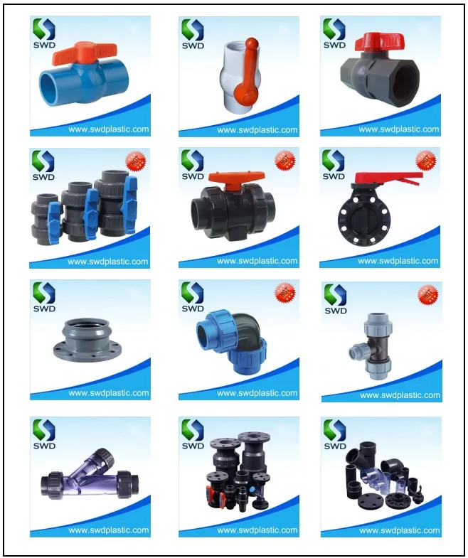 True Union Plastic Pph PVC Check Valve for Water Supply