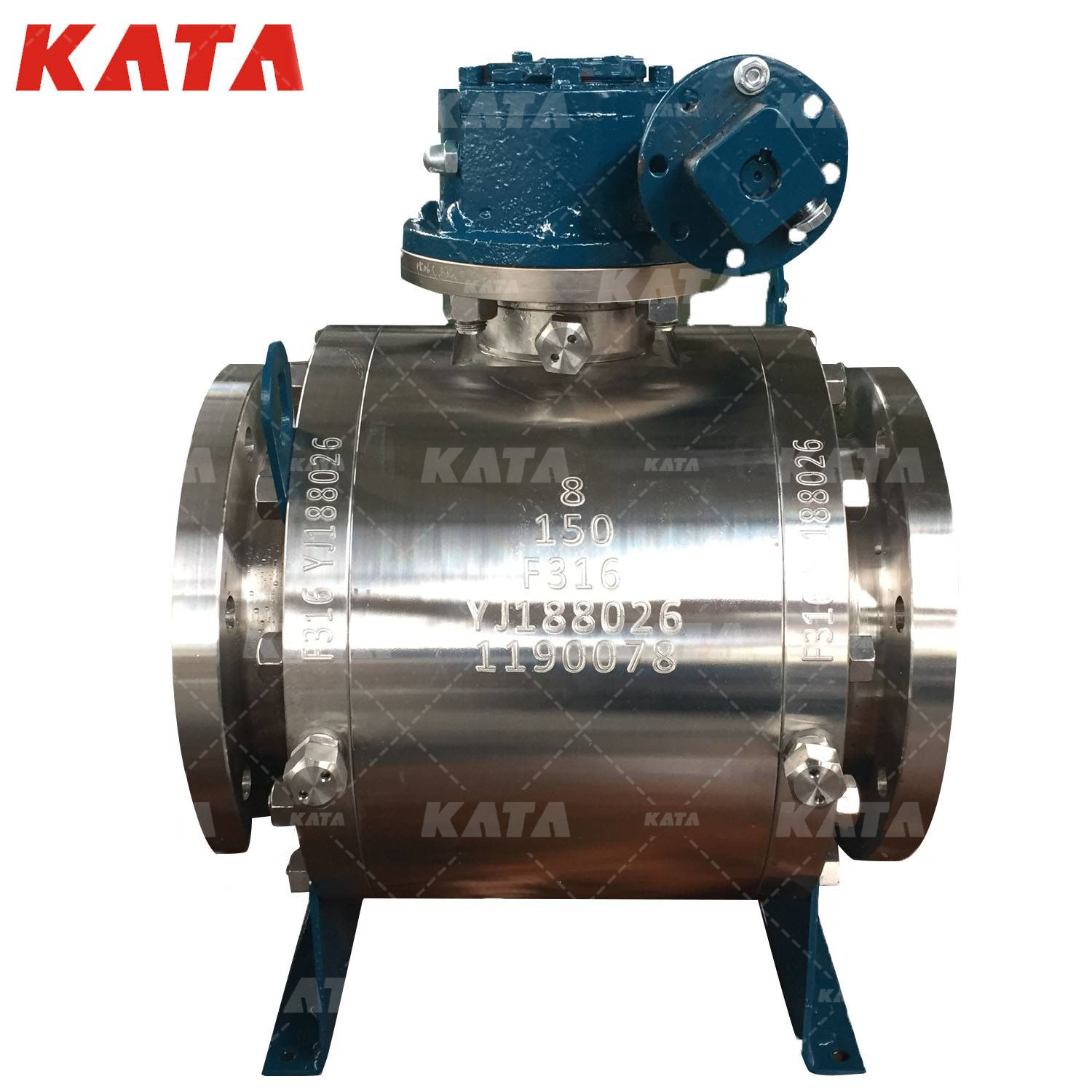 Trunnion Mounted Three Piece Ball Valve 8