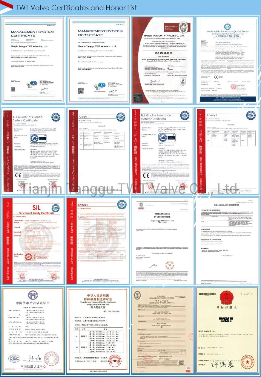 Twt Soft Sealing Flanged Center Line Butterfly Valve