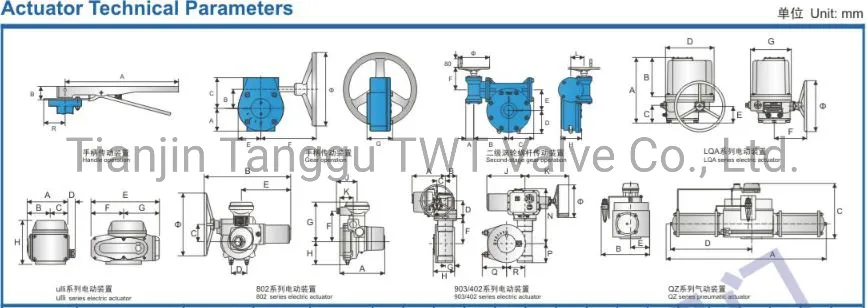 Twt Soft Sealing Flanged Center Line Butterfly Valve