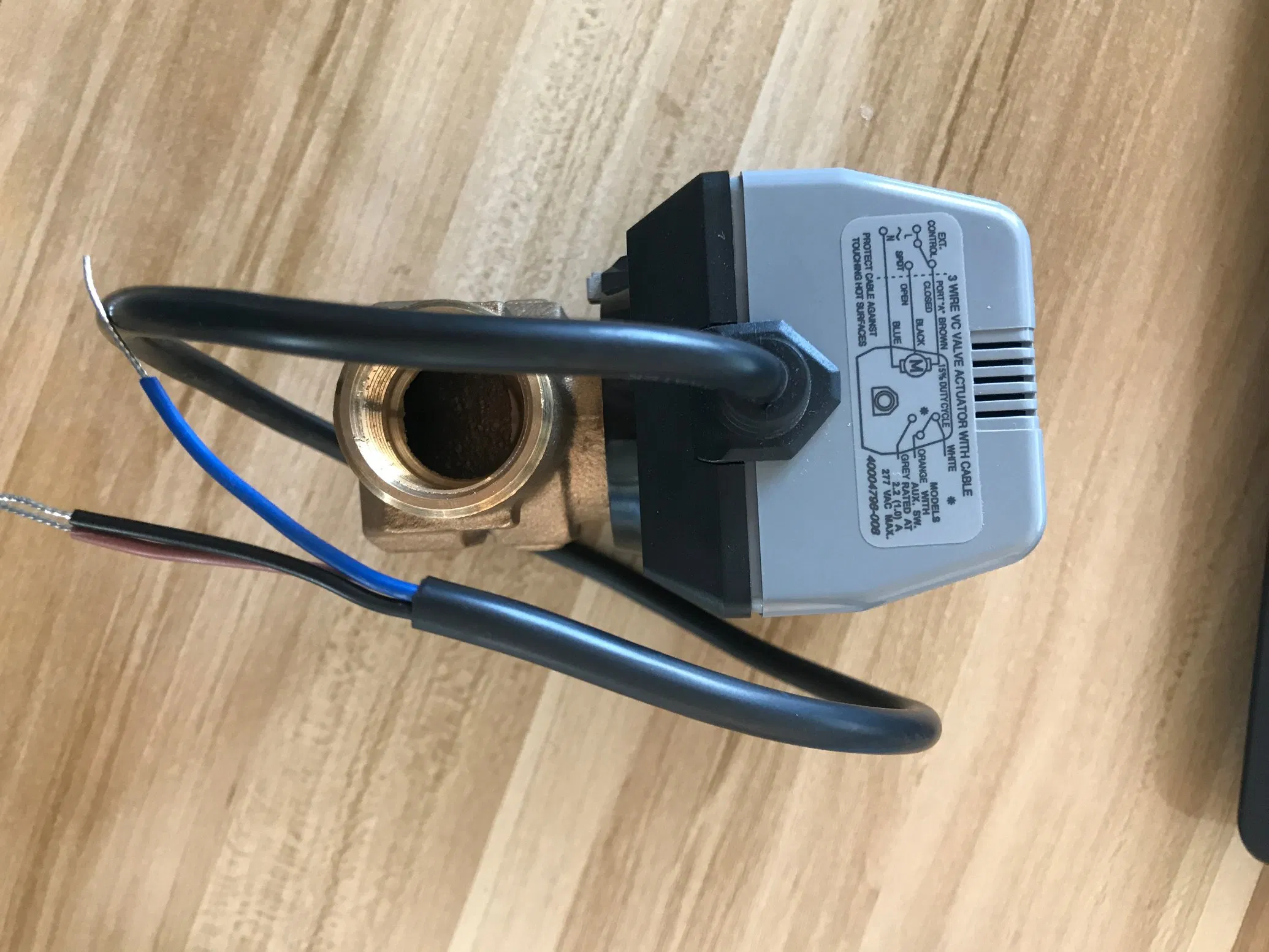 Vc4013 DN20 2-Ways Honeywell Series Spdt 3 Way Fcu Motorized Actuator Zone Valve Vc4013AA1000t