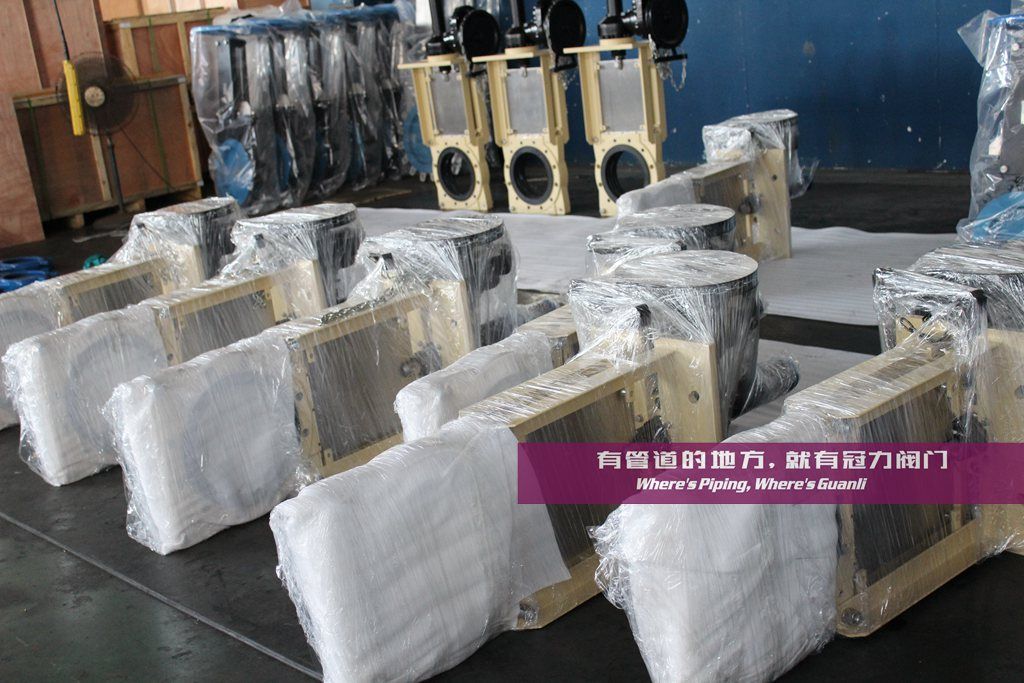 Wafer Type Slurry Knife Gate Valve for Solid Media