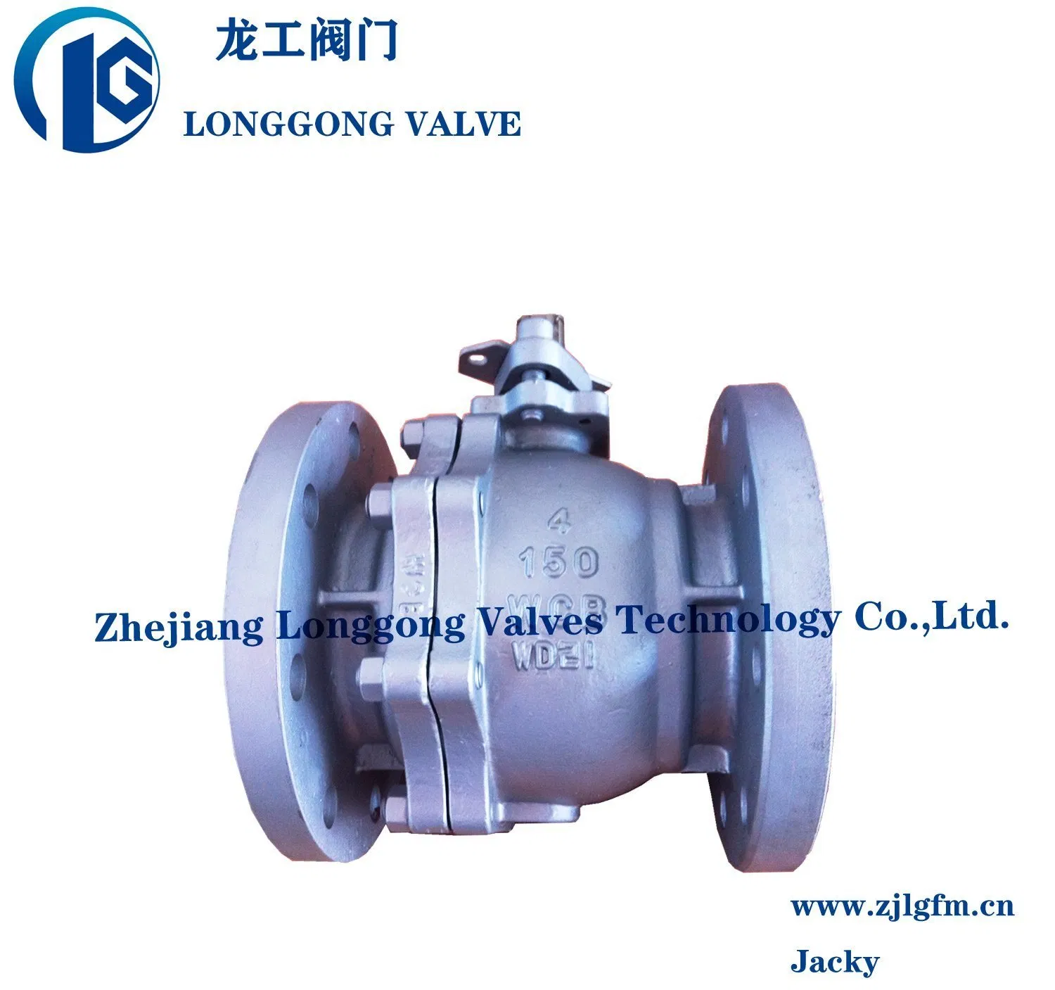 Wcb Class 300 Casting Steel Flange Ball Valves Flange RF Fire Safe Nace Mr0175