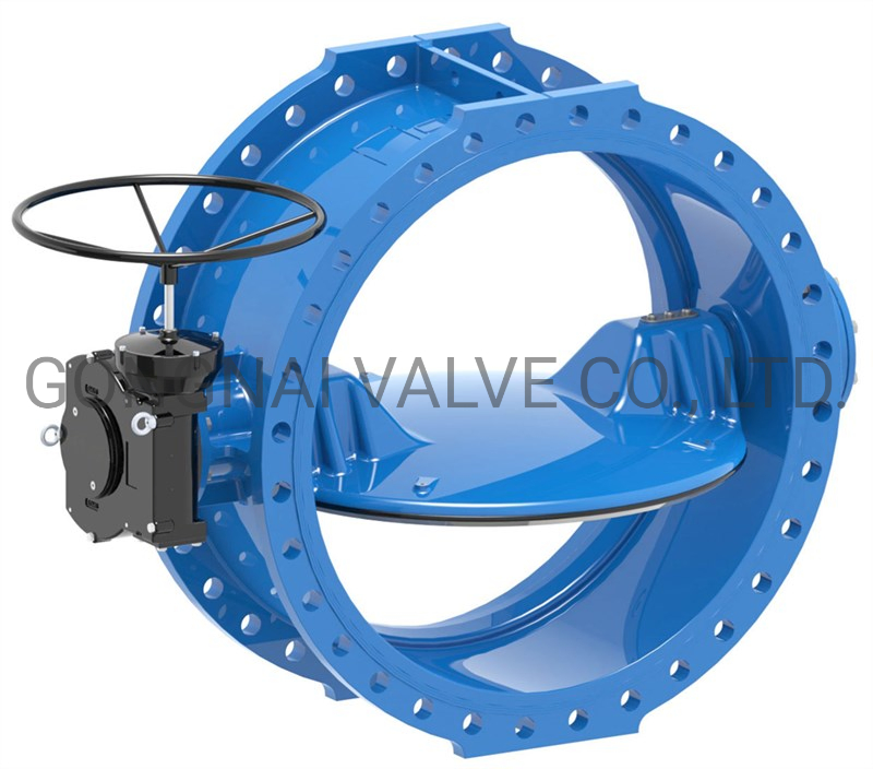 Worm Gear Operated Rubber Seal U Flange Type Butterfly Valve for Sea Water