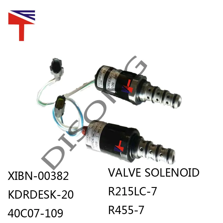 Xjbn-00382 Kdrde5K-20 R215LC-7 R320LC-7 R455-7 Hydraulic Pump Parts Valve Solenoid for 40c07-109